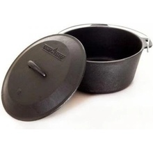 Litinový hrnec 25 cm 4 l s poklicí Camp Chef Dutch Oven bez nožiček CC-C10EU Universal