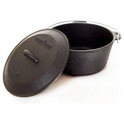 Litinový hrnec 25 cm 4 l s poklicí Camp Chef Dutch Oven bez nožiček CC-C10EU Universal