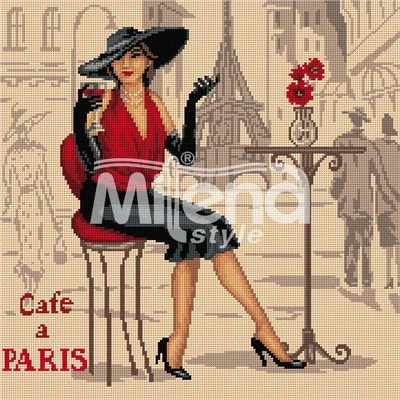 Milena Style Лято в Париж - гоблен със схема конци Ariadna 1: 1