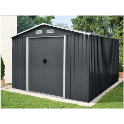 BestBerg ZDB-9A 9 m² 279 x 324 x 211 cm šedá – Zboží Dáma