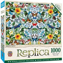 Masterpieces Butterflies collage 1000 dielov