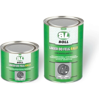 BOLL lak na automobilové ráfky Rally 500 ml černý mat 001429