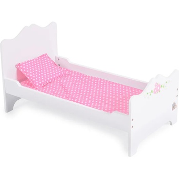 Image 1 of Moni Toys Дървена мебел за кукла - легло бяло b019