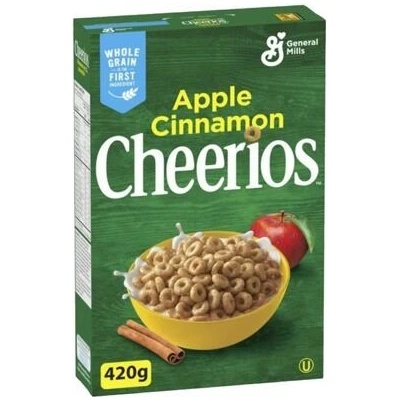 Cheerios celozrnné cereálie s příchutí jablka a skořice 420 g