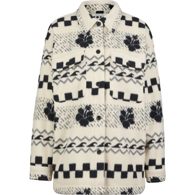 Roxy Дамска риза с копчета Roxy Women's Morning Crush Shacket Shirt - Parchment Morning Crush (133-1357-0112)