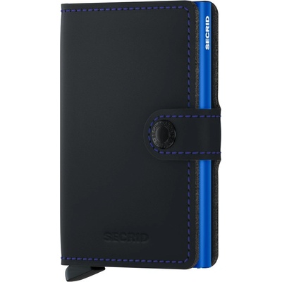 Secrid Miniwallet Matte Black & Blue – Zboží Živě