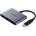 Samsung USB-C Multiport Adapter - USB-C хъб за свързване от USB-C към HDMI 4K, USB-C, USB-A (тъмносив)