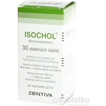 Isochol tbl.obd.30 x 400 mg