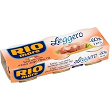 Rio Mare Leggero tuniak v extra panenskom olivovom oleji 3 x 60 g