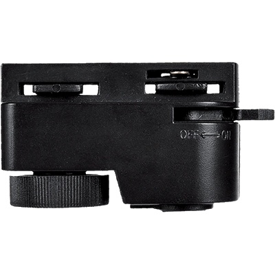 ELMARK Sky КОНЕКТОР ЗА 2-ЛИНЕЙНА РЕЛСА ЧЕРЕН (93sky01/bl)