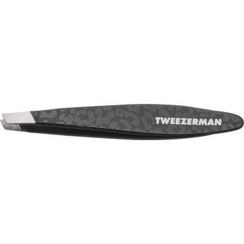 Tweezerman Mini SLANT Black Leopard
