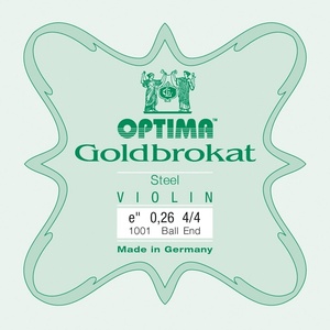 Optima Goldbrokat E 4/4 Medium Ball End E1 Струни за цигулка (O1001)