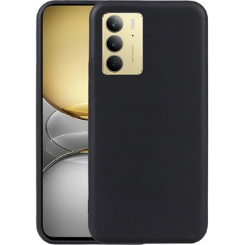 realme C75 Силиконов Калъф TPU, Черен и Протектор