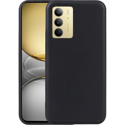 realme C75 Силиконов Калъф TPU, Черен и Протектор