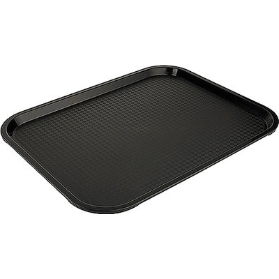 Contacto Tác polypropylenový Fast Food černý 450x350x20 mm 5353/006 černá