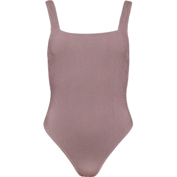 Jack Wills Бански костюм Jack Wills JW Crinkle Suit Ld63 - Mocha