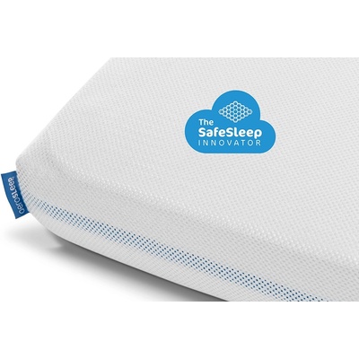 AeroSleep - чаршаф с ластик за бебешко легло в бял цвят (AC-080-040-W)