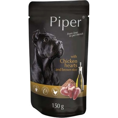 Piper Adult kuracie srdce a hnedá ryža 150 g