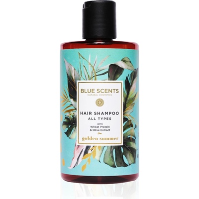 Blue Scents Shampoo golden summer all types Šampón na vlasy golden summer pre všetky typy vlasov 300 ml
