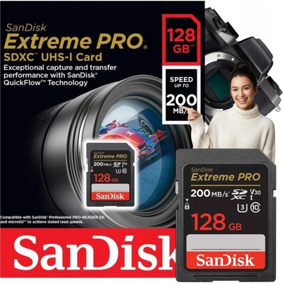 SanDisk SDXC 128 GB SDSDXXD-128G-GN4IN – Zboží Mobilmania