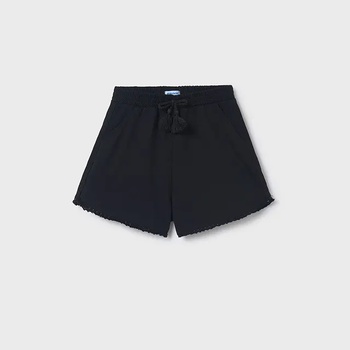 Mayoral Къси панталони трико basic в черен цвят за момиче Майорал