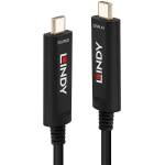 Lindy USB Type-C хибриден оптичен кабел, 5м, 3.2 Gen2x2, 21.6Gbps, Lindy 38501 (38501)