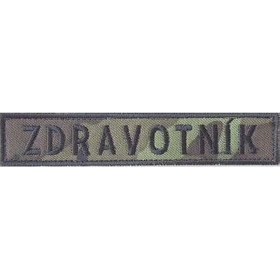 NAVYS nášivka „ZDRAVOTNÍK“ s suchým zipsom – vz. 95 les CZ