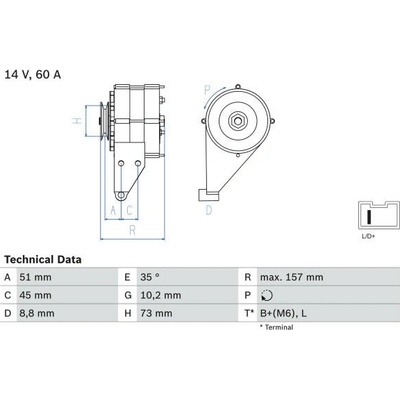 generátor BOSCH 0 986 038 841