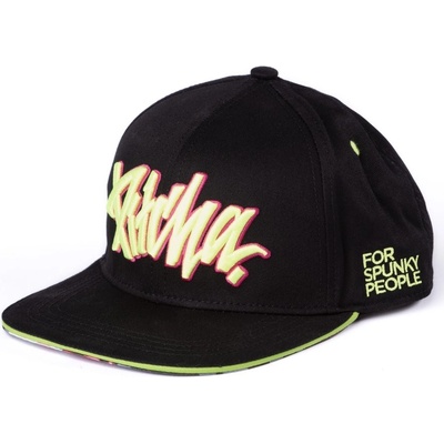 Pitcha FSP snapback hat black/neon