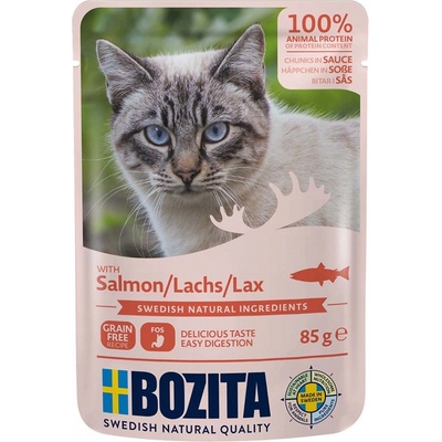Bozita kousky v želé s lososem 12 x 85 g