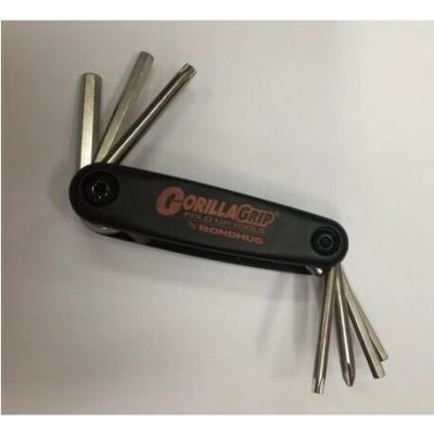 Bondhus GorillaGrip/moto 7dílů, chrom 12531