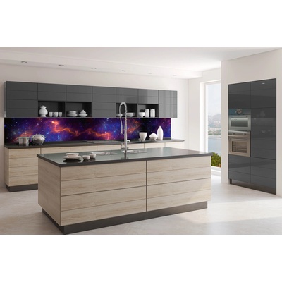 DIMEX ART Фототапет за кухня - цветна галактика 350 x 60 см