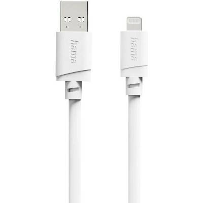 Hama 00201800 Nabíjací USB USB 2.0 Apple Lightning konektor USB-A zástrčka 1m bílý
