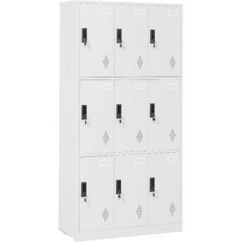 Carmen Метален шкаф Carmen CR-1244 GR - сив (3580019_3)