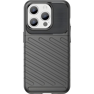 Apple Здрав калъф Thunder за Apple iPhone 15 Pro - Черен KP27712
