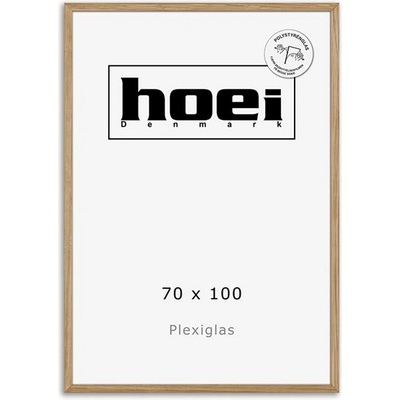hoei Massивна рамка от дъбово дърво за снимки и плакати 70 x 100 PLEXI см (803009070100)