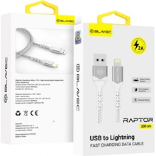 Blavec CRA-UL2WS30 USB na Lightning - 2A, 3m, bílo-stříbrný