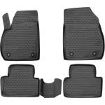 LEMENT Element 3D rubber mat set suitable for Toyota Auris | Mk1 I | 2006-2012 | 100% tailor-made car floor mats, robust universal car floor mat, rubber car mats - TOYOTA