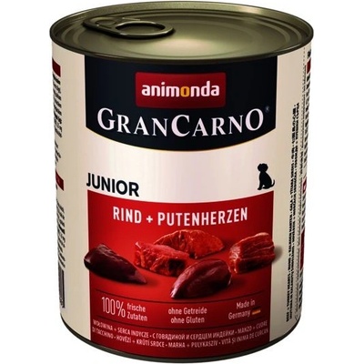Animonda Gran Carno Junior hovězí & krůtí srdce 800 g