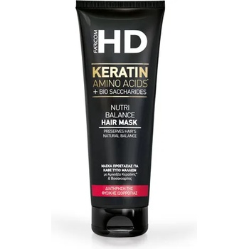 FARCOM HD маска за коса възстановяваща, Keratin amino acids, 250мл