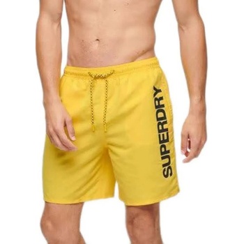 Superdry Бански гащета Superdry Sport Graphic 17´´ swimming shorts - Yellow (Cyber Yellow)