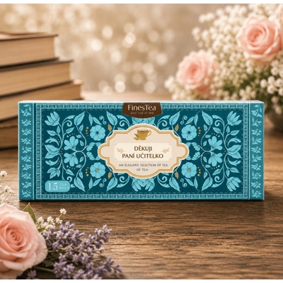 Fines Tea Dárková sada čajů paní učitelce 15 x 1,5 g