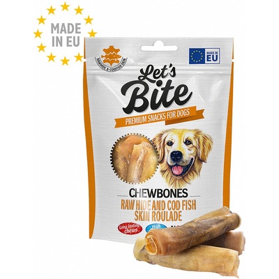 Brit Let's Bite Chewbones Raw hide&Cod fish skin 135 g