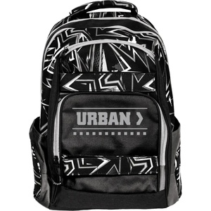 S-Cool Ученическа тийн раница s-cool анатомична urban black lines, 24 л