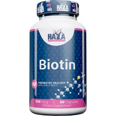 Haya Labs Biotin 500 mcg [60 капсули]