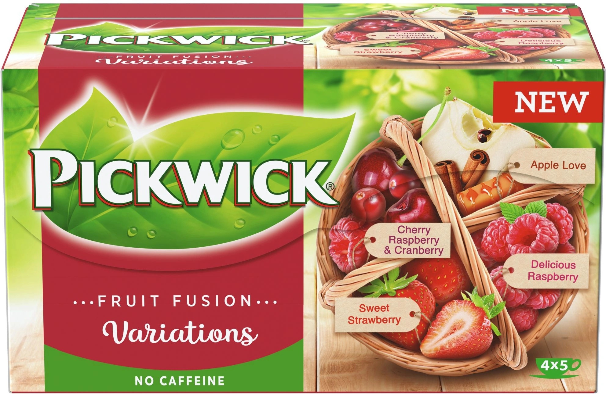Pickwick Fruit Fusion Tea Variation Cherry 20x 1.75g