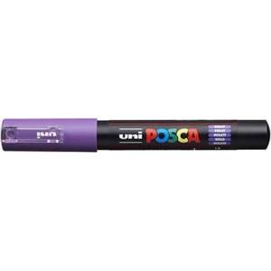 uni Декоративен маркер, 0, 7-1, 0 мм, UNI "Posca PC-1M", лилав 285056000 (285056000)
