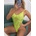 JGF Isla Lace Sexy Body Neon Green M