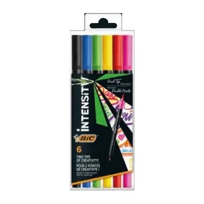 BIC ФЛУМАСТЕРИ С ДВОЕН ВРЪХ 6 bic (bic 989694)