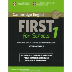 Cambridge English First 1 for Schools for Revised Exam from 2015 Student's Book with Answers | Cambridge English Language Assessment (ISBN: 9781107647039)